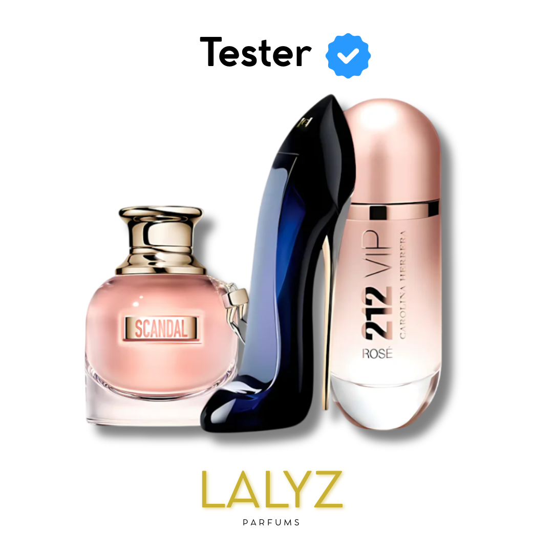 Combo de 3 Perfumes Scandal, Good Girl e 212 VIP Rosé